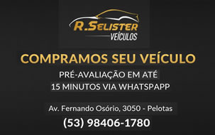 R. Selister Veículos - Compramos seu veículo - Pré-avaliação em até 15 minutos via whatsapp