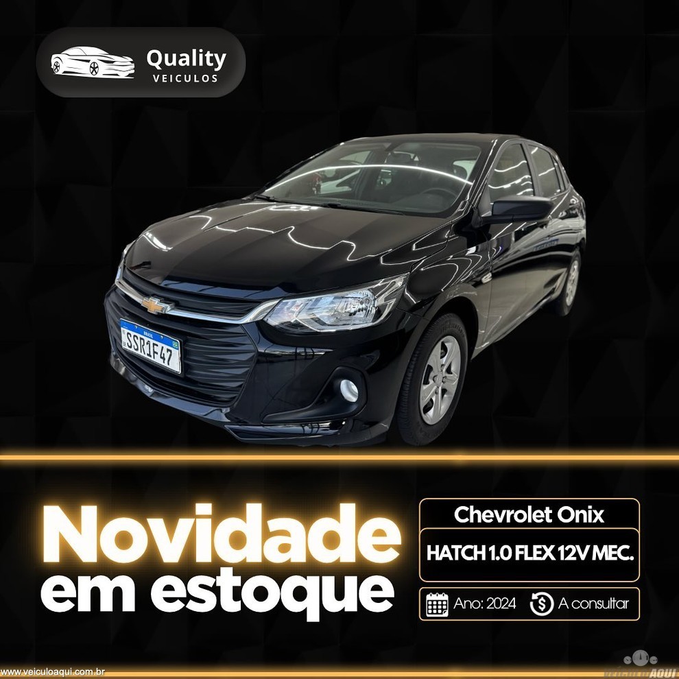 CHEVROLET ONIX HATCH | 1.0 | QUALITY MULTIMARCAS