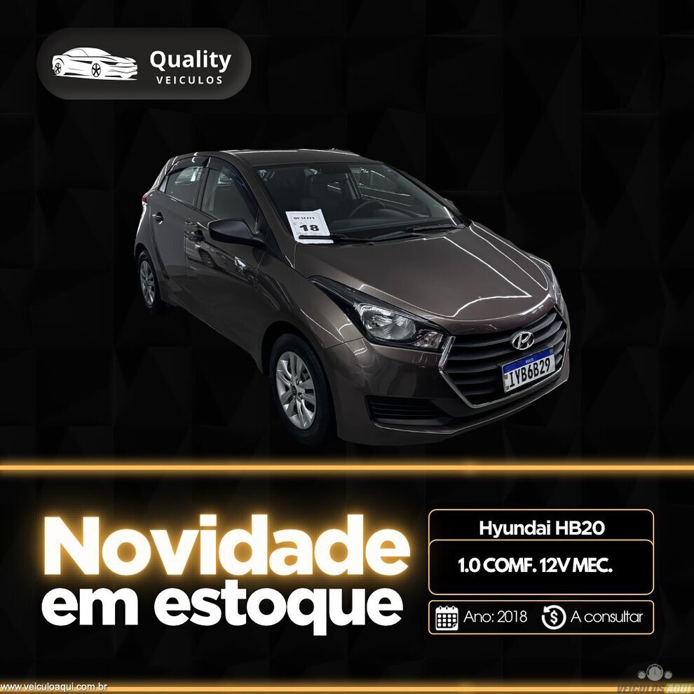 HYUNDAI HB20 HATCH | CONFORT 1.0